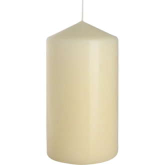 Candela inodore 8 x 15 cm avorio