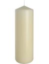 Candela inodore 8 x 25 cm avorio