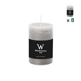 Candela marble Wiedemann S grigio cemento - CONF. RISPARMIO 8 PEZZI