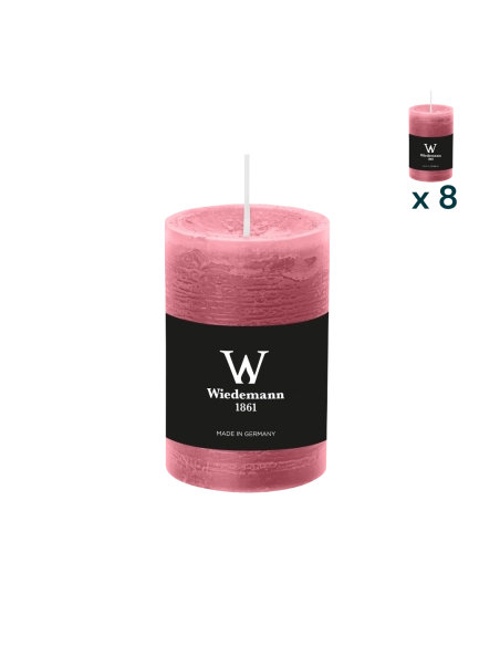 Candela marble Wiedemann S rosa antico - CONF. RISPARMIO 8 PEZZI