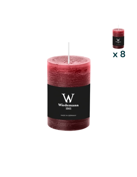 Candela marble Wiedemann S bordeaux - CONF. RISPARMIO 8 PEZZI