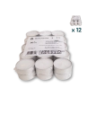 Tealights h 1,7 cm 4 ore - PACCO RISPARMIO 12 CONFEZIONI (30 pezzi a confezione)