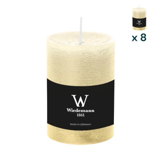 Candela marble Wiedemann L biscotto - CONF. RISPARMIO 8 PEZZI