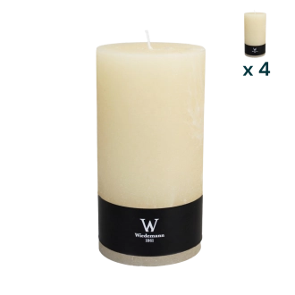 Candela marble Wiedemann XL biscotto - CONF. RISPARMIO 4 PEZZI