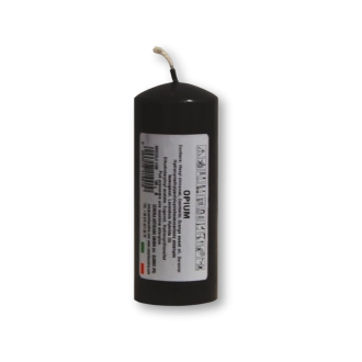 Candela profumata colorata 4 x 10 cm oppio