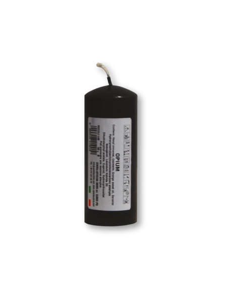 Candela profumata colorata 4 x 10 cm oppio