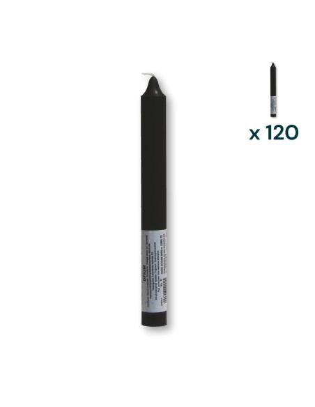 Candela verticale profumata colorata 2,1 x 20 cm oppio - CONF. RISPARMIO 120 PEZZI