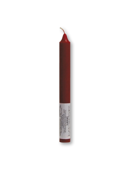 Candela verticale profumata colorata 2,1 x 20 cm oriente