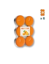 Maxi tealights profumate arancia - PACCO RISPARMIO 6 CONFEZIONI (6 pezzi a confezione)