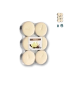 Maxi tealights profumate vaniglia - PACCO RISPARMIO 6 CONFEZIONI (6 pezzi a confezione)