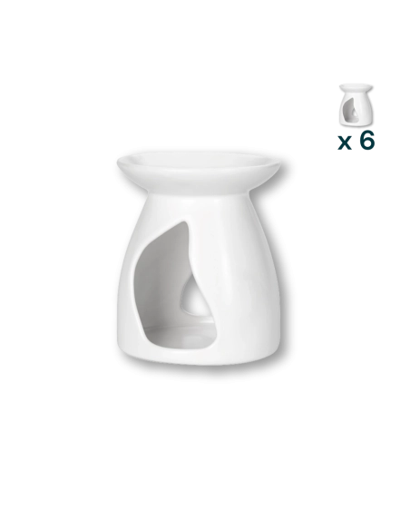 Diffusore in ceramica per cere profumate - CONF. RISPARMIO 6 PZ