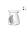 Diffusore in ceramica per cere profumate - CONF. RISPARMIO 6 PZ