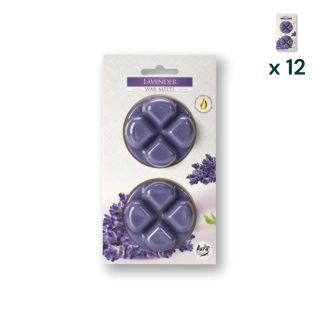 Cera profumata lavanda - PACCO RISPARMIO 12 CONFEZIONI (2 pezzi a confezione)