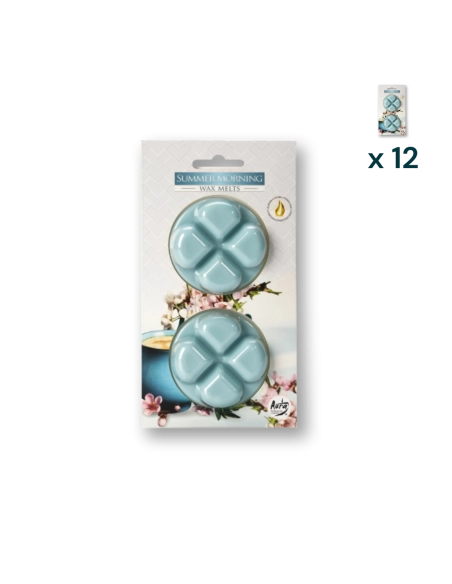 Cera profumata mattina d’estate - PACCO RISPARMIO 12 CONFEZIONI (2 pezzi a confezione)