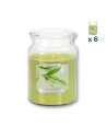 Candela profumata grande con coperchio al tè verde - CONF. RISPARMIO 6 PEZZI