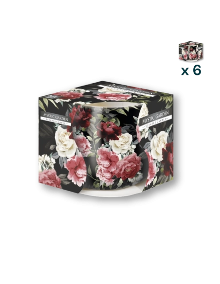 Candela profumata Sleever Mistic Garden - CONF. RISPARMIO 6 PEZZI
