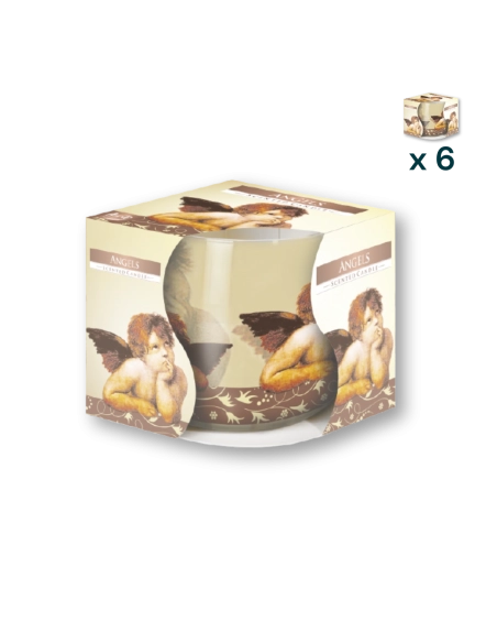Candela profumata Sleever Angels - CONF. RISPARMIO 6 PEZZI