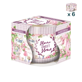 Candela profumata Sleever Sweet home - CONF. RISPARMIO 6 PEZZI