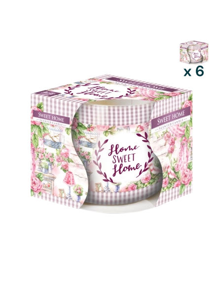 Candela profumata Sleever Sweet home - CONF. RISPARMIO 6 PEZZI
