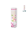 Diffusore di profumo con bastoncini rosa - CONF. RISPARMIO 12 PZ