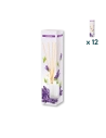 Diffusore di profumo con bastoncini lavanda - CONF. RISPARMIO 12 PZ