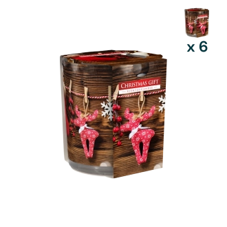 Candela profumata Sleever Christmas Gift - CONF. RISPARMIO 6 PEZZI