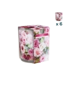 Candela profumata Sleever Rose - CONF. RISPARMIO 6 PEZZI