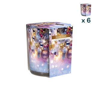 Candela profumata Sleever Xmas time - CONF. RISPARMIO 6 PEZZI