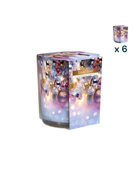 Candela profumata Sleever Xmas time - CONF. RISPARMIO 6 PEZZI