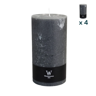 Candela marble Wiedemann XL grigio - CONF. RISPARMIO 4 PEZZI