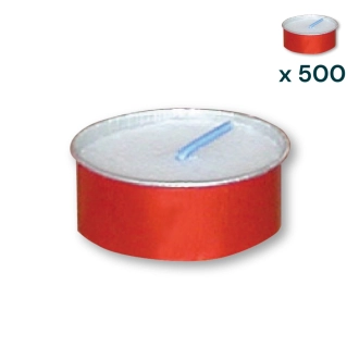 Lumino scaldavivande rosso medio - CONF. RISPARMIO 500 PZ