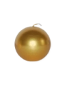 Candela sfera 8 cm oro - CONF. RISPARMIO 6 PEZZI