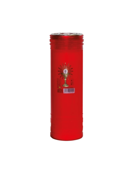 Lumino votivo rosso Eucarestia T.60