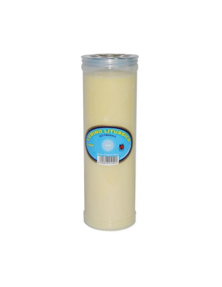 Lumino votivo bianco liturgico settimanale T.70/8