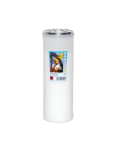 Lumino votivo bianco Santa Rita T.50