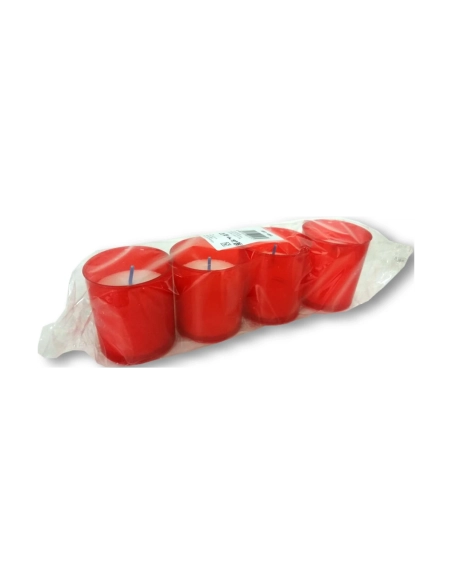 Lumini rossi T.70 (confezione 4 pezzi)