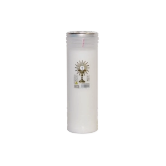 Lumino votivo bianco Eucarestia T.60