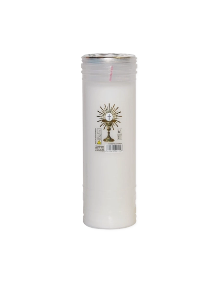 Lumino votivo bianco Eucarestia T.60