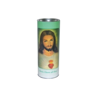 Lumino votivo eco Sacro Cuore di Gesù T.80