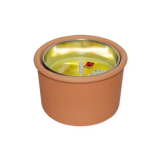 Fiaccola terracotta citronella