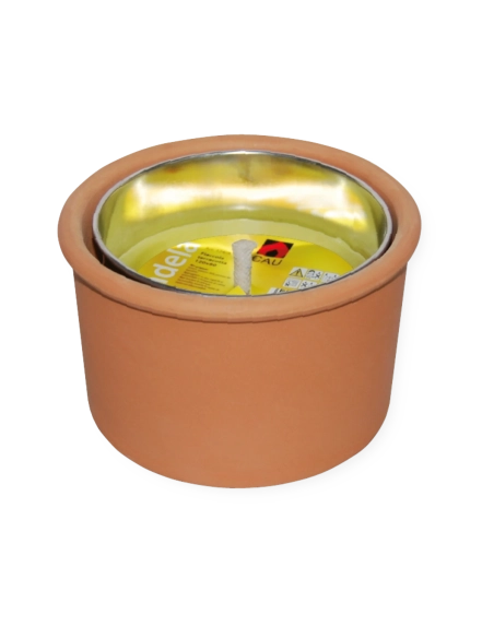 Fiaccola terracotta citronella