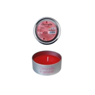 Z-Light fiaccola lattina da esterno citronella e geranio