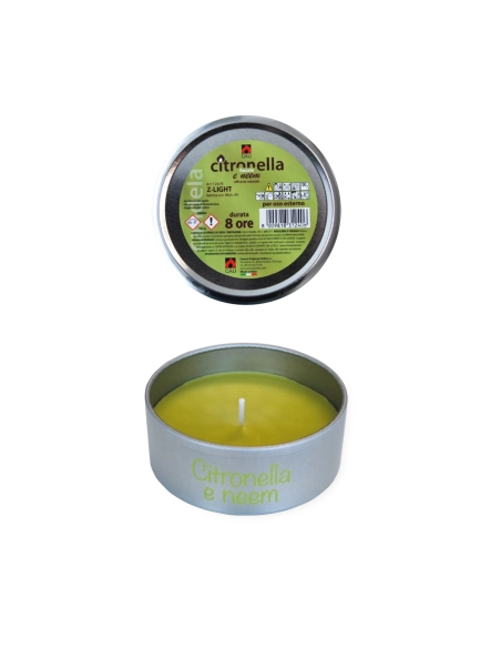 Z-Light fiaccola lattina da esterno citronella e neem