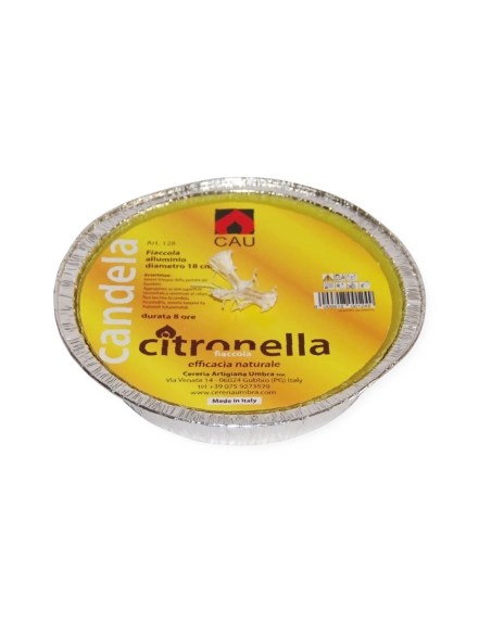 Fiaccola alluminio citronella d. cm 18