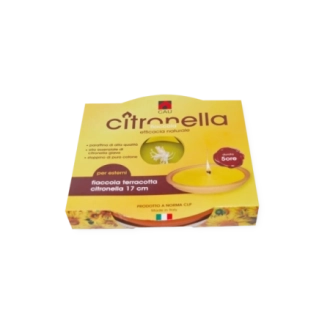 Fiaccola terracotta citronella d. cm 17