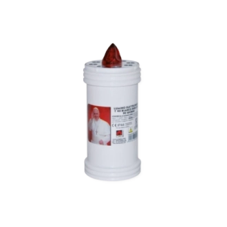 Lumino elettrico 90 gg bianco Papa Francesco T.40