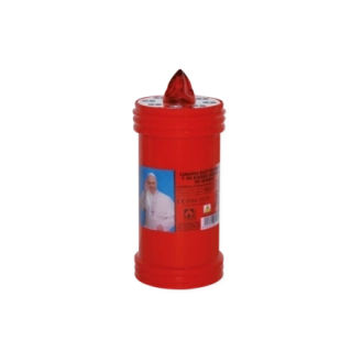 Lumino elettrico 90 gg rosso Papa Francesco T.40