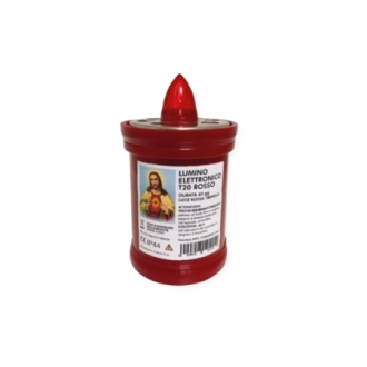 Lumino elettrico 60 gg rosso luce tremula T.20