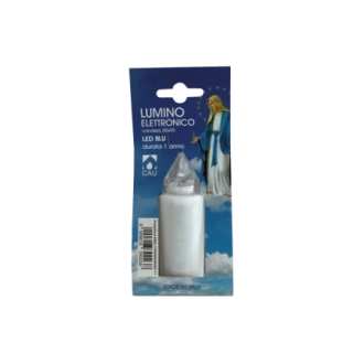 Lumino elettrico candela 365 gg bianco luce blu