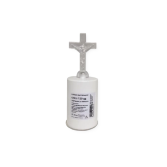 Lumino elettrico croce 120 gg luce bianca tremula